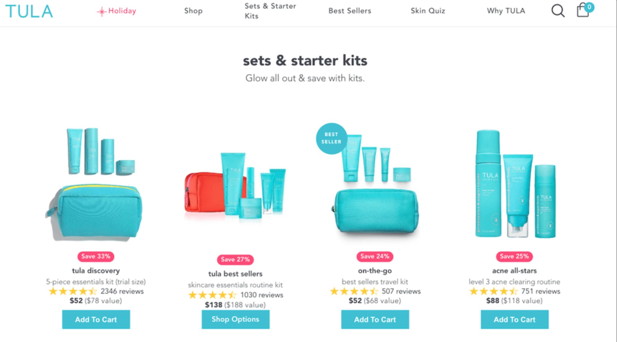 Bundle products - sets and kits